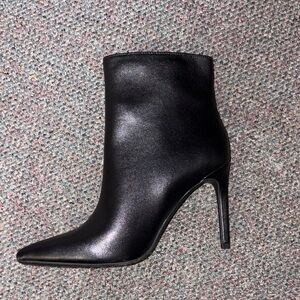 INC International Concepts Sleek Black Heeled Boots